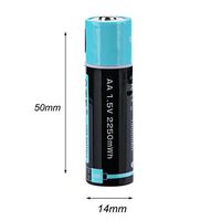 OUYAWEI USB Rechargeable AA Battery 1500mAh 1.5v Quick Charging Lithium Battery