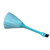Gotian Multi-Function Microfiber Delicate Duster,Anti-Static Dust Brush Desktop, Clean Computer Screen, Keyboard, Fan, Dust The Piano, Blinds, Air Conditioning, Cleaning 2 Heads Brush Tool (Blue)