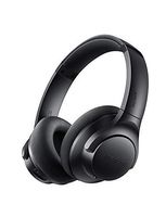 Soundcore Life 2 Active Noise Cancelling Over-Ear Wireless Headphones, Hi-Res Audio, 30-Hour Playtime, CVC Noise Cancellation, BassUp Technology, Memory-Foam Ear Cushions, and Travel Case(Renewed) 