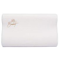 Hypoallergenic Bamboo Cervical Pillow, Contour Memory Foam Pillow for Sleeping~ Ergonomically Designed~Perfect for Superior Long Lasting Support for Neck and Back Pain~ Removable and Washable Cover