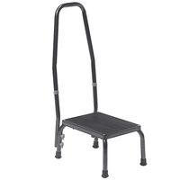 Drive Footstool with Non Skid Rubber Platform and Handrail, Model - 13031-1SV