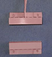 Flange Mount Contact And Magnet With Center Leads Brown - 10 Pack