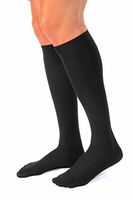 JOBST forMen Casual 20-30 mmHg Knee High Compression Socks, Black, Medium