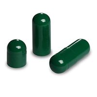 PurecapsUSA - 1,000 Separated Gelatin Size 00 Capsules (Dark Green)
