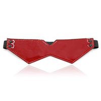 HOT TIME Eye Mask Blindfold Wine Red Submissive Holographic PVC Leather Soft Eye Cover Eyeshade for Night Sleeping, Travel, Nap