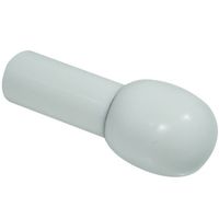 Europa Mushroom Rolling Cane Tip - 1-2 inch White