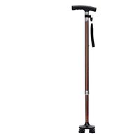 WXL Crutches - The Elderly Four-Legged Cane Telescopic Four-Corner Four-Foot Anti-Skid Walking Stick