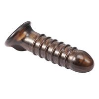 FUNZZY Pennis Cover Longer-Helper B0dy Msager Six Toy for Men (Black)