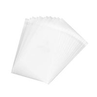 100 Pcs Clear Resealable Cello/Cellophane Bags Great for Bakery Candy Cookies Party Favors,"5 * 7"