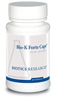 Biotics Research Bio-K Forte Caps ® Vitamin K (as meaquinone-7, phytonadione), Combination K1 + MK-7 in a 10:1 Ratio. High Potency Vitamin K with SOD and Catalase 60 caps