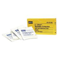 North 020766 by Honeywell 2" Latex-Free Sterile Offset Compress Bandage (1/Box)
