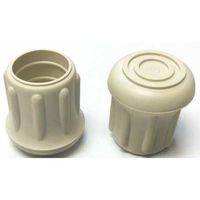 Protective Leg Tip, Slipon, Rd, 55/64", PK25