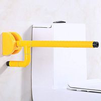 Toilet Handrail Safety Toilet Armrest Barrier Bathroom Seat Cushion Folding Anti-skid Anti-fall Toilet Bathroom Handrail Bathroom For Special People 60CM Anti-slip Safety & Assisting Rails Bar