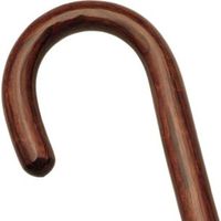 Ladies Round Nose Crook Cane Mahogany Maple  -Affordable Gift! Item #DHAR-9015204