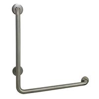 Kingston Brass GBL1424CSR8 Made to Match 24"x 24" L-Shaped Grab Bar - Right Hand, Brushed Nickel