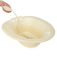 JFGUOYA Sitz Bath, Hip Bath Tub Flusher Bath Basin Fumigation Medical Grade Seatz Bath for Pregnant Women Hemorrhoids Patients on The Toilet Hip Bath Tub & Flusher