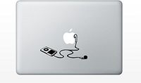 MacBook mp3 Player Music Decal Sticker pro air 11 13 15 17