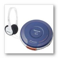 Panasonic SL-SV590 Portable CD Player and Headphones (Blue/White)