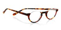 EyeBobs Designer Reading Glasses Vice Chair 2447 22 +3.00 in Red Tortoise 42mm