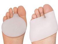 4 Piece - Half Toe Bunion Sleeve and Metatarsal Pad Set - Dr. Feel Good Feet - Rapid Pain Relief for Ball of Foot Cushions - Prevent Calluses - Blisters - Men and Women