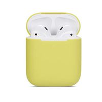 AirPods Case, Ultra Thin Premium Silicone Cover Skin Dustproof for Apple Airpods Charging Protective Case (Color 4, AirPods Case)