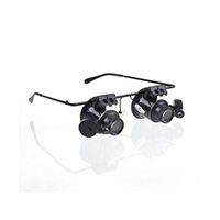 Magnifying Eye Glasses 20X Loupe Lens with LED Light for Repair/magnifying by TARGARIAN