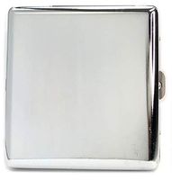 Eclipse High Polish Stainless Cigarette Case, Fit King Size, 3102H2-1