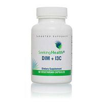 Seeking Health | DIM +13C Estrogen Support | 400 mg per Vegetarian Capsule | Menopause Support | Supports Estrogen Metabolism and Balance