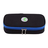 3 Colors Insulin Cooler,Portable Diabetic Organizer Cooler Bag Medical Care Cooler Case for Traveling(Black)