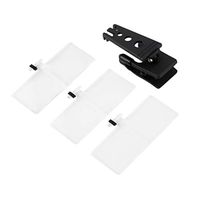 Clamp,Transparent Acrylic Folding Eyeglass Clip On Magnifying Lens Flip Loupe Magnifying Glass Handsfree Precise Magnifier