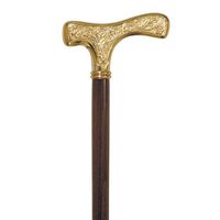Imported 18k Gold handle walking cane for the distinguished gentleman