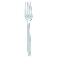 Solo GDC5FK-0090 Xtra-heavy Weight PS Clear Fork - Bulk (Case of 1000)