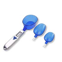 BingWS Digital Bathroom Scales Kitchen Portable Precise Digital Measuring Spoons Electronic Spoon Weight Food LCD Display Cooking Scales 300g/500g/0.1g Body Composition Monitors
