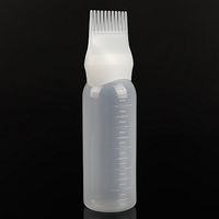 Ywoow Hot Hair Dye Bottle Applicator Brush Dispensing Salon Coloring Dyeing, Cream Soft Bottle Hair Cream Soft Bottle