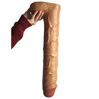 19.9 Inch Lifelike Handsfree Safty Silicone Ďìld`ɔ Toys Strong Suction Cup Super Waterproof Personal Tools for Women Female Couples MXAL42