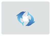 D629 Dolphin Apple Macbook (17 inch Pro/Retina) Laptop Vinyl Decal Skin Sticker