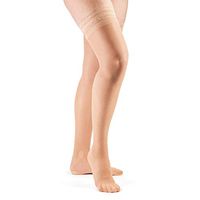 Actifi Women’s Sheer Thigh High 15-20mmHg Compression Stockings