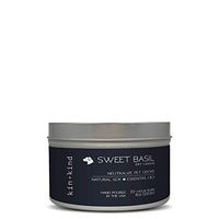 kin+kind Sweet Basil Natural Pet-Odor Neutralizing Candle, 8 oz.