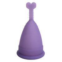 HENGSONG Feminine Reusable Protection Menstrual Cups (S, Purple)