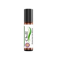 Anxiety Relief Essential Oil Rollon - Chill Blend |10ml | Pre-Diluted | Easy Rollon | Stainless Steel Ball Roller | Therapeutic Grade | Stress Relief | Relaxation | Elevate Mood