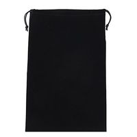 TiaoBug Adult Game Toys Product Drawstring Closure Boutique Lint Storage Bags (Black)