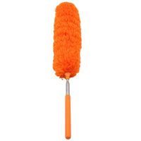 DONGMING Microfiber Feather Dusters for Cleaning Extendable Reusable Dusting Cleaning Car Blinds Cobweb,Orange
