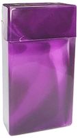 HHB Eclipse Purple Marble Plastic Cigarette Case, 100s Size, 2ct, 3115MP-2