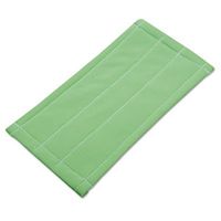 Unger Microfiber Cleaning Pad, Green, 6 x 8, 5/Carton