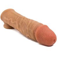 Amalgo 2020 Extra Large 8 Inch Skin Silicone Pên?ís Sleeve for Men Large Extension Cóndom Thick and Big Extra Large