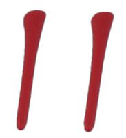 Silica Gel One Pair Red Eyeglasses Anti-Skid Ear Pads