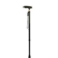 Walking Stick Contoured Grip Sticks Led Light Aluminium with Rubber Ferrule Adjustable Cane for Men Women Arthritis Seniors Fauay
