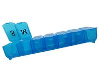 Weekly Pill Organizer Pill Box Pill Container (Colors May Vary)