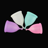 WDDH Ultra-Soft Menstrual Cup,Silicone Women’s Period Care,Natural Alternative for Tampons and Sanitary Napkins,Random Color