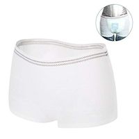 Incontinence Aid Pant, 10pcs/ Set Reusable Washable Incontinence Aid Underwear Mesh Pants for Elderly Maternity People(L)